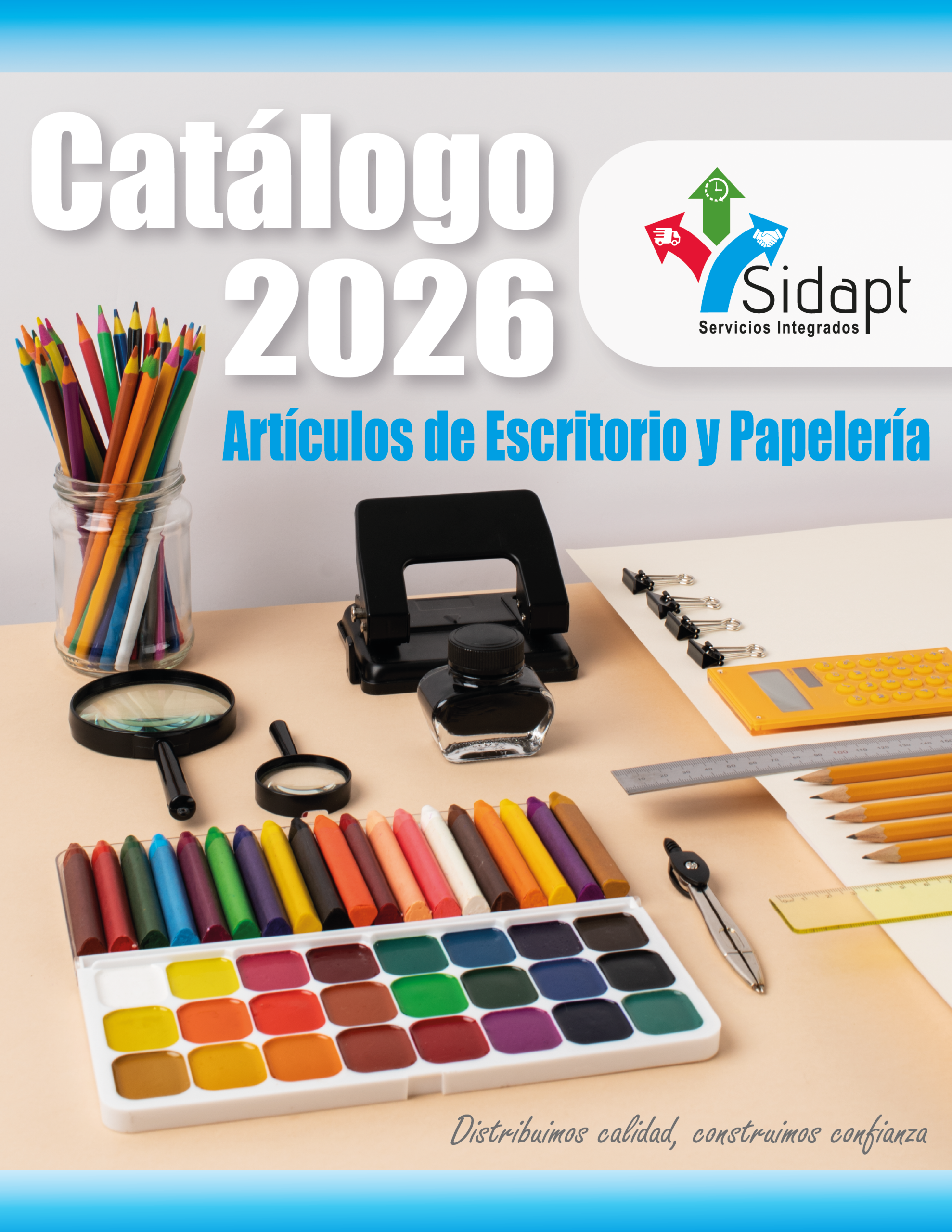 Portada catálogo escritorio y papelería SIDAPT